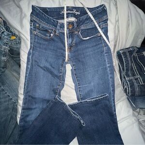 American Eagle Outfitters Women's Blue Boot Cut Jeans